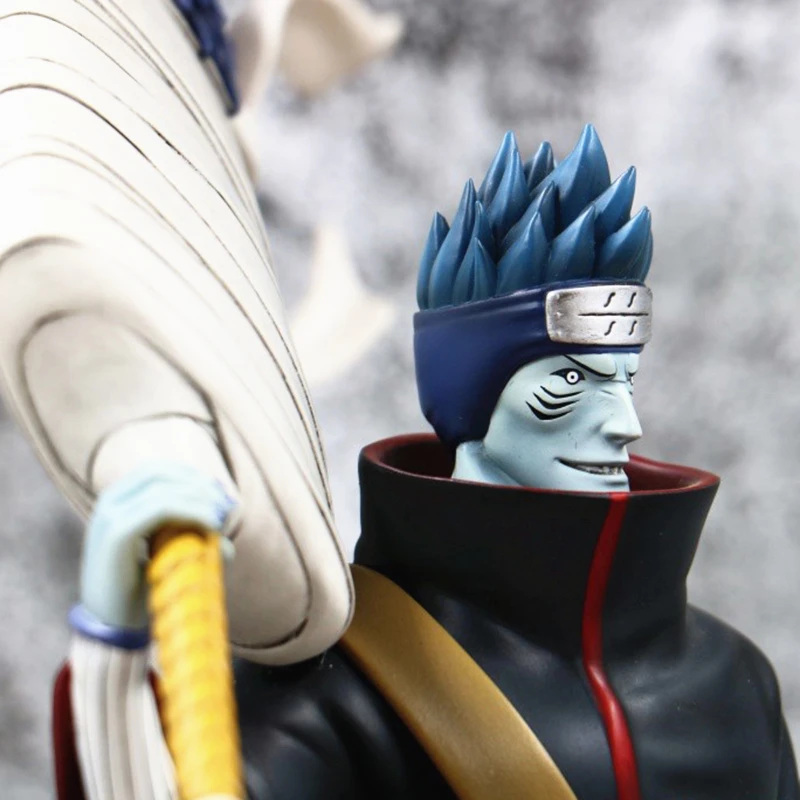 Аниме Фигурка Наруто Shippuden фигурка Модель ПВХ GK Akatsuki Hoshigaki Kisame shark Might Guy коллекционные игрушки 25 см