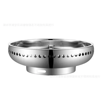 

Home Energy-saving Cover Stainless Steel Poly Fire Windshield Heat Insulation Poly Energy Kitchen Double-layer Gas Stove Fire