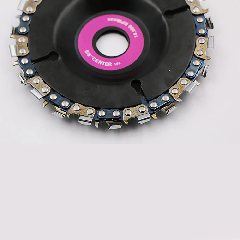 LAMEZIA 4Inch Grinding Chain Wheel Disc Angle Grinder Sprocket Wood Carving Plate Woodworking Saw Blade Cutting Mill Accessories LAMEZIA 4Inch Grinding Chain Wheel Disc Angle Grinder Sprocket Wood Carving Plate Woodworking Saw Blade Cutting Mill Accessories