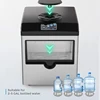 【Water Dispenser Ice Maker 2-in-1】Our countertop ice maker can make 48lb ice cubes daily, making ice as fast as 6-10 minutes 2