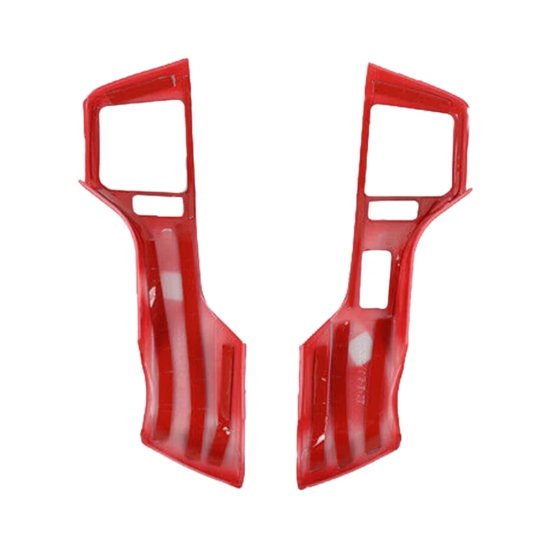 2 шт. автомобиль красный ABS руль литье Панель Накладка для Toyota 4runner 2010