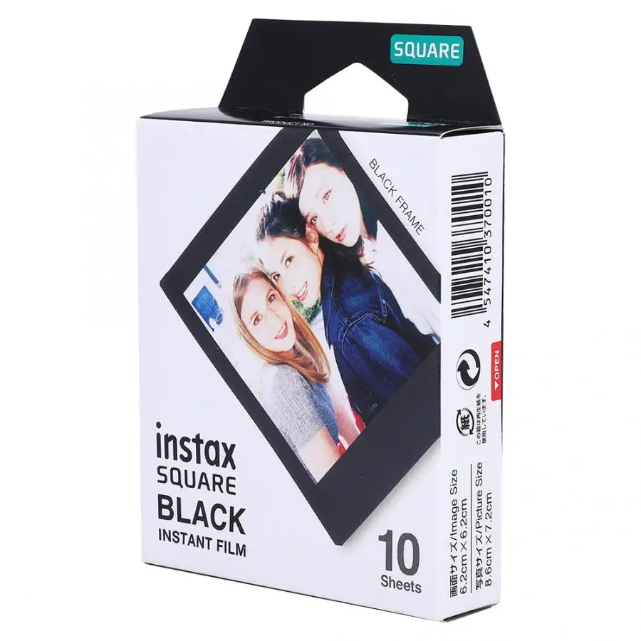 Пленка для камеры Fujifilm Instax 30 листов 20 листов 10 листов для Fujifilm Fuji Instax SQ10/SQ6/SP-3/SQ20 черный белый край