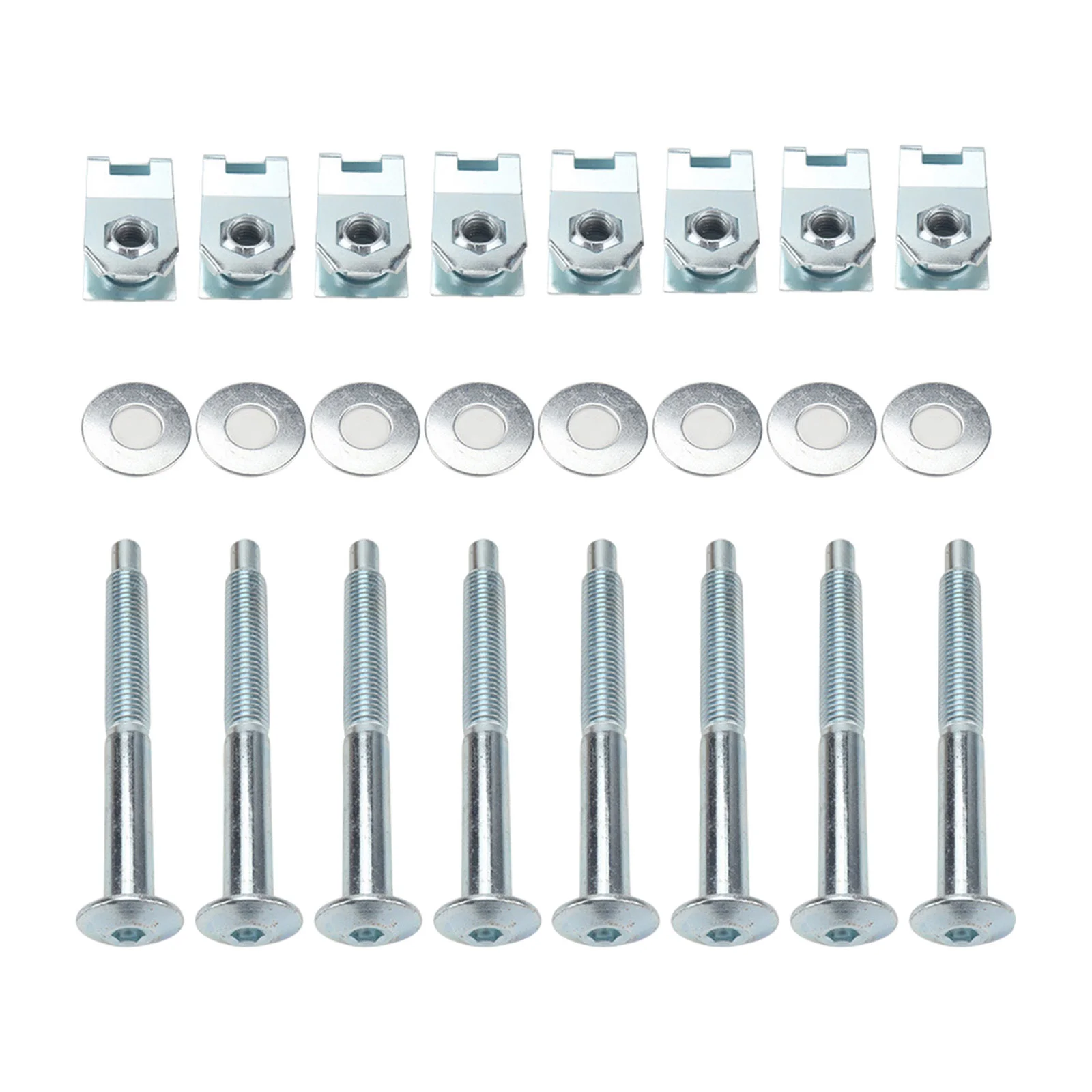 Set of 8 Truck Bed Mounting Hardware Kit Bolts Washers Nuts for W709424