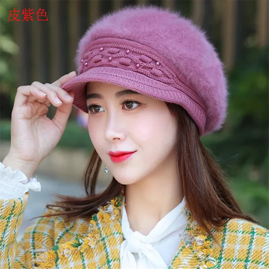 Beanies для женщин Повседневная хлопковая зимняя женская шапка Мягкая вязаная однотонная белая красная хаки черная шапка женская Skullies Beanies