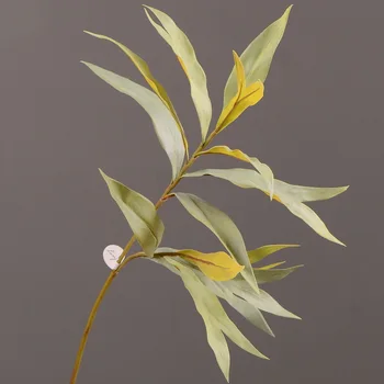 

Artificial Antlers Leaf Grevillea Robusta Leaf Green Plants Artificial Fake Plants Indoor Living Room Decoration Soft Pendulum