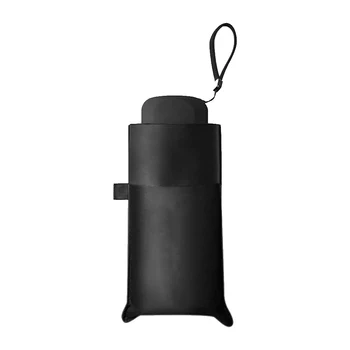 

Pocket Sunny Rainy Travel Parasol Thick Waterproof Gift Wind Resistant Anti UV Protection Outdoor 5 Folded Compact Umbrella