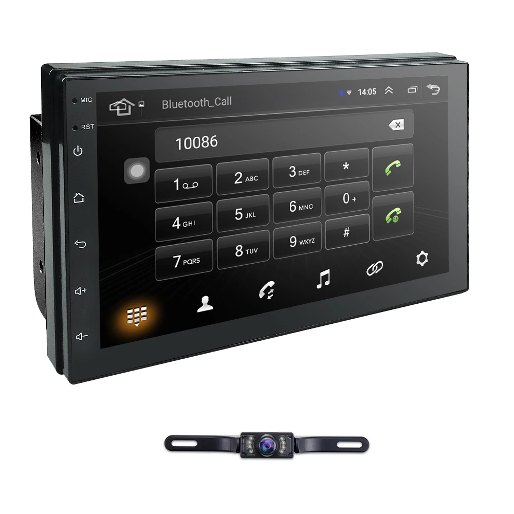 Автомобильный без dvd плеера 2din Android 9 0 для универсальной Toyota Corolla Auris gps навигация