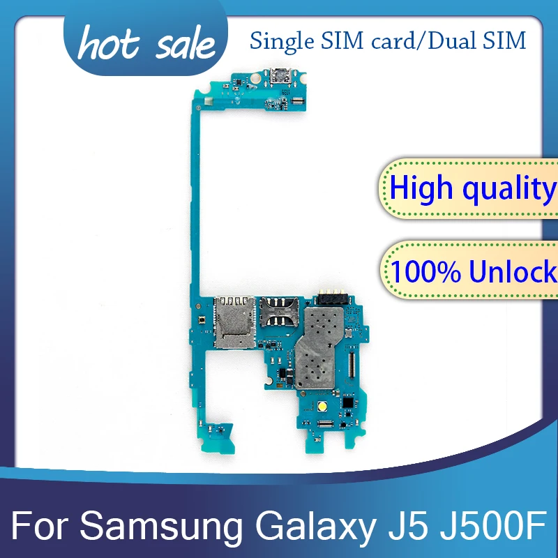 Europe Version For Samsung Galaxy J5 J500F Motherboard Single SIM Dual