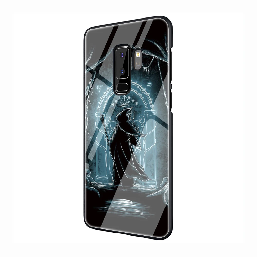 EWAU Властелин колец Стекло чехол для телефона для samsung Galaxy S7 8; большие размеры 9, 10; плюс 10 плюс Note8 9 10 плюс A10 20 30 40 50 60 70