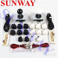 2 игрока JLF-TP-8YT оригинальная Sanwa Джойстик Аркада видео набор игр DIY набор для джойстик для ПК и Raspberry Pi RetroPie DIY проектов