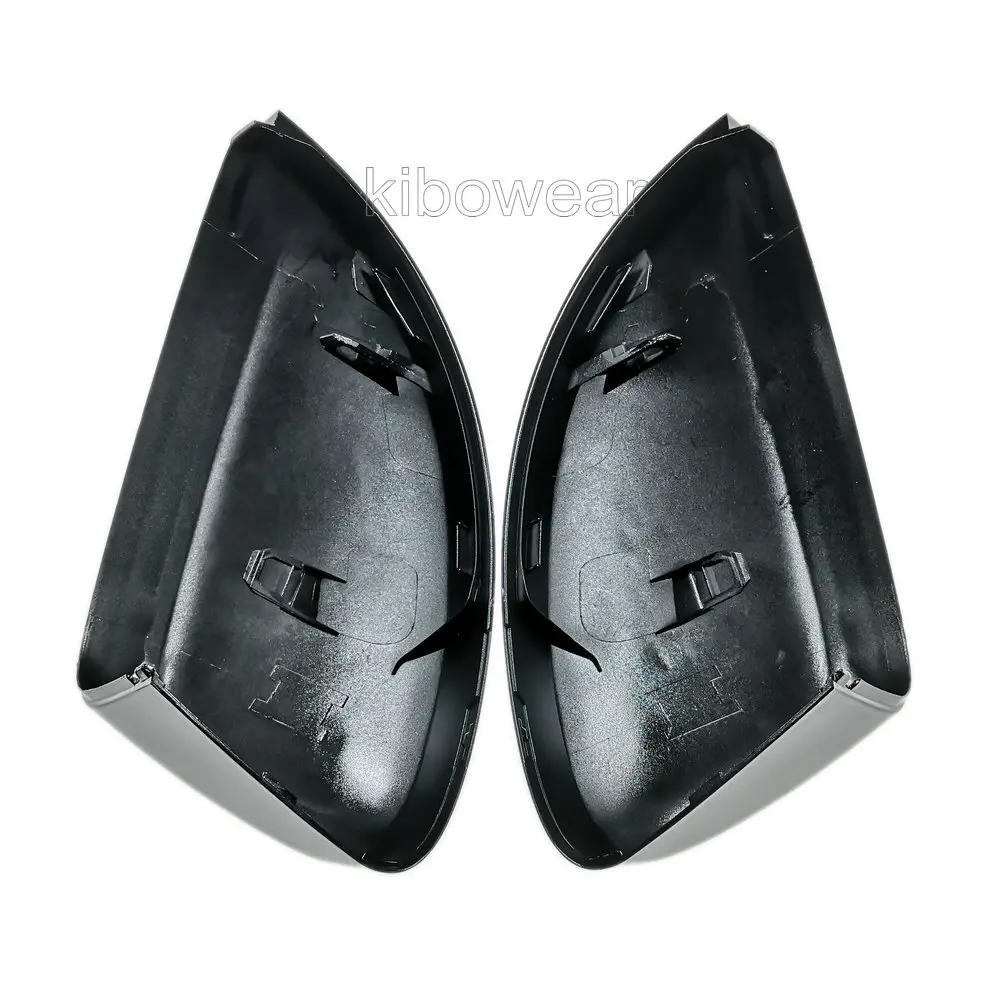 Coppia di calotte per specchietti retrovisori laterali per VW Tiguan Allspace L MK2 2017 2018 sostituzione 2019 2020 (nero perla lucido)_voghion.com
