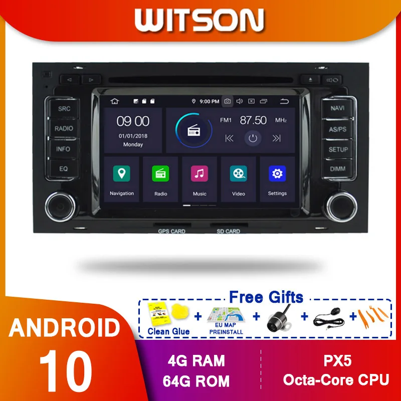 WITSON！ Android10 Octa core PX5 CAR DVD player For Volkswagen T-OUAREG 2004-2011 IPS GPS RADIO | Автомобили и мотоциклы