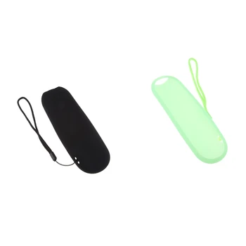 

2Piece Silicone Protector Cover Case for Sky Q Touch Remote Controller, Portable Dustproof Fluorescent Green & Black
