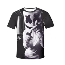 Kakaku/Одежда для пар г. Летняя новая стильная футболка с короткими рукавами и цифровой печатью