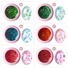 1 шт японский сухой цветок прозрачный цветок фея лепесток клей фототерапия лак для ногтей Клей Овощной лак для ногтей