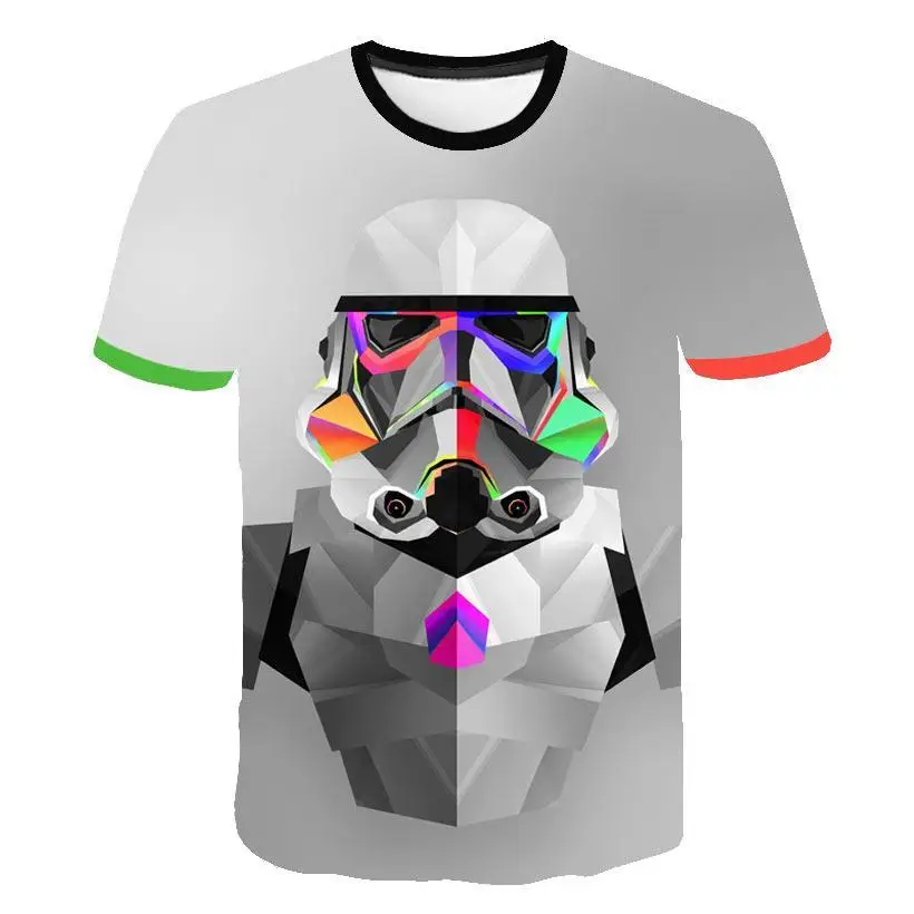 

Darth Vader Heavy Metal Printing Funny 3d T Shirts Boys Girls Star wars T-shirts Kid Hip Hop Tops Tshirt Men Parent-child outfit
