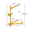 Mobile folding lifting crane 200KG small lifting platform multi-function workshop crane hand lifter ► Photo 3/5