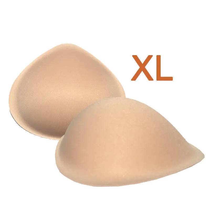 2 Pairs False Mastectomy Breast Boobs Enhancer Sponge Fake Forms Insert Pads
