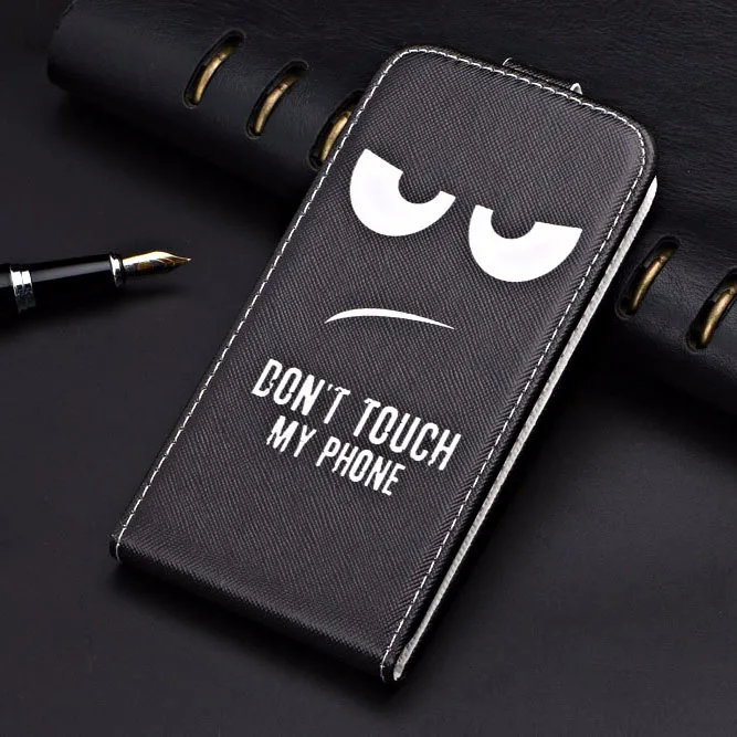 Flip-Eyes Leagoo power 2 Чехол для Leagoo power 2 Pro power 5 S10 S9 T8 T8s Z7 3d цветок милый животное Флип кожаный чехол - Color: Flip-Eyes