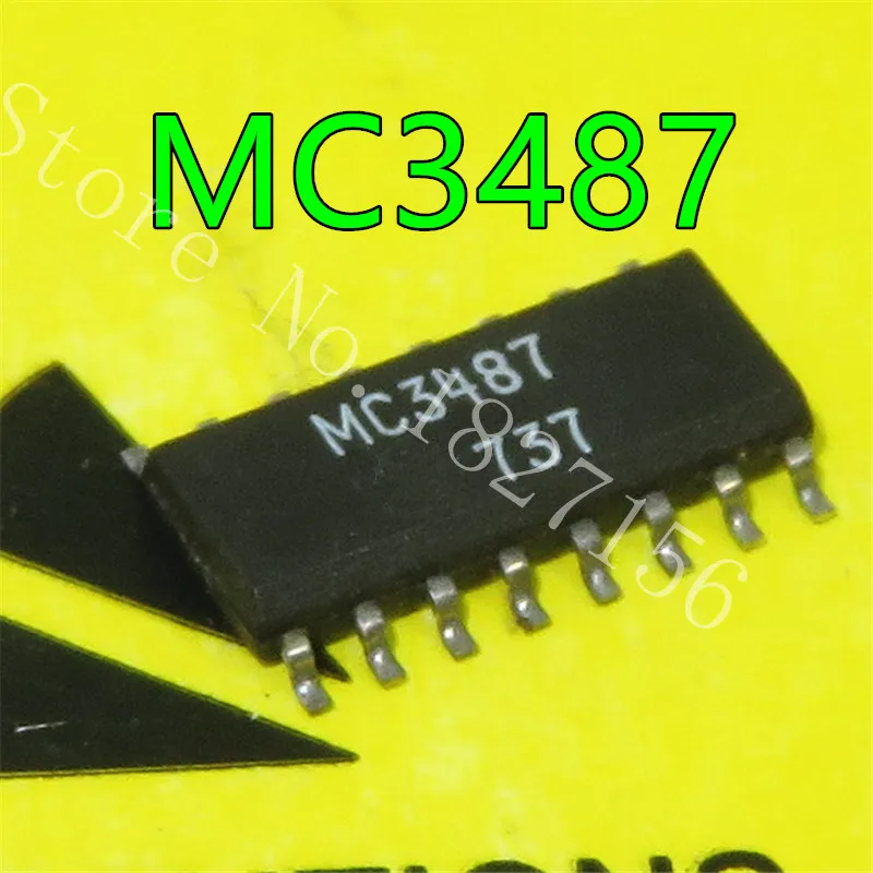1 шт./лот MC3487DR MC3487 лапками углублением SOP-16 четверной Дифференциальный Линейный