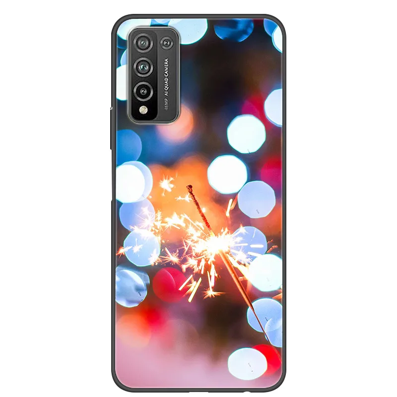 Cho POCO M3 Ốp Lưng Dễ Thương Silicon Giáng Sinh Ốp Điện Thoại Dành Cho Xiaomi Poco M3 M 3 Mềm TPU Bao POCO x3 NFC Coque Quà Tặng Năm Mới 