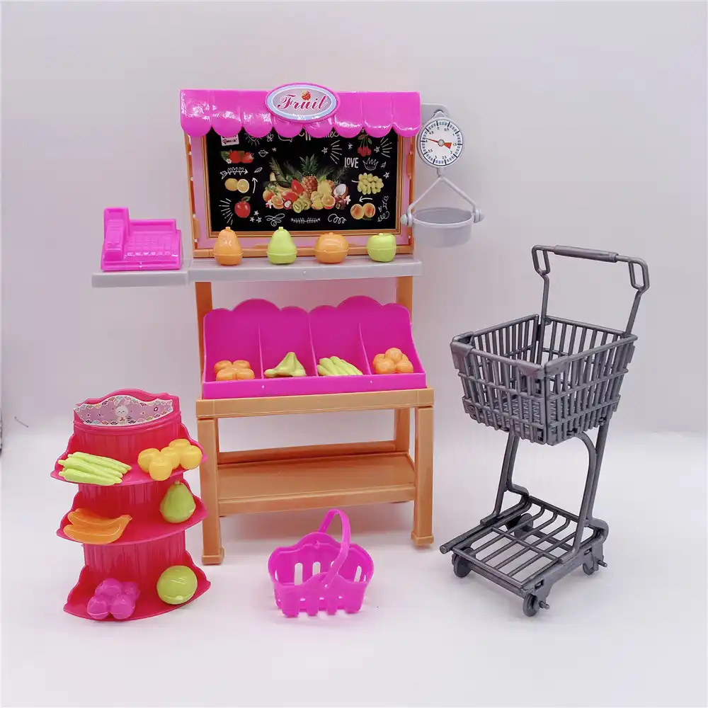 barbie doll shopping mall set up