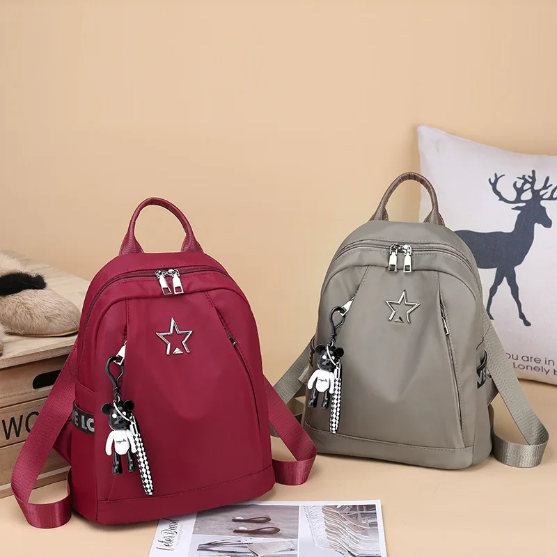 Рюкзак женский стиль корейский стиль мода универсальный модный Оксфорд ткань сумка женский рюкзак женская сумка