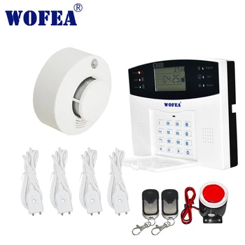 

Wofea IOS Android APP Control Wireless Home Security GSM Alarm System with wireless door sensor kit