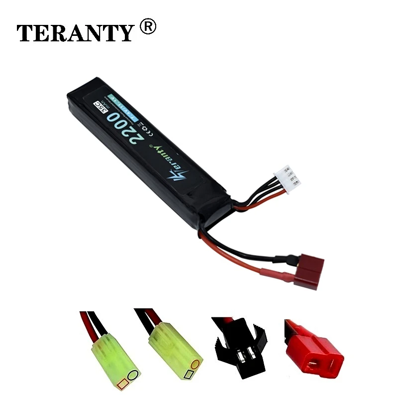 2200mAh 35C 11.1V Lipo Battery 3S 1Pcs for AKKU Mini Airsoft BB Air Pistol Electric Toys Guns RC Parts rechargeable lithium batteries