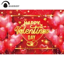 

Allenjoy Valentine's Day Backdrop February 14th Hearts Background Couple Anniversary Wedding Bridal Shower Party Supplies Banner