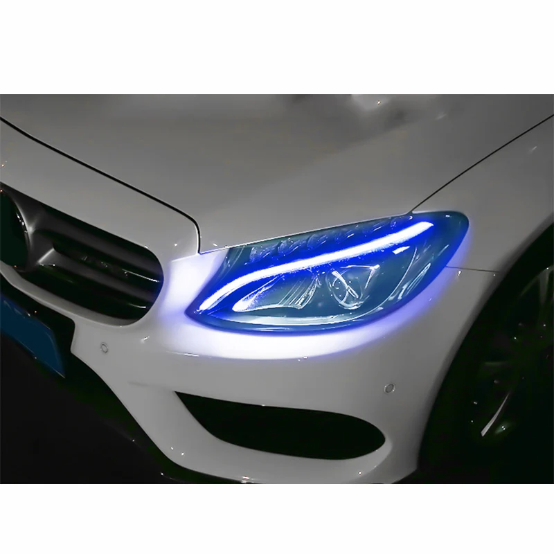 Для Mercedes Benz C class DRL светодиодный светильник дневного света декодер w205 s205 c205 a205 AMG c 63