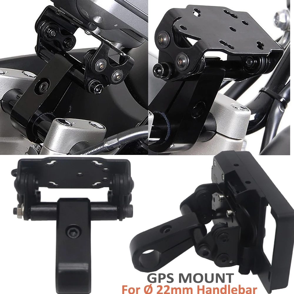 

Новое Универсальное крепление GPS для руля диаметром 22 мм Мотоциклетные аксессуары черный держатель кронштейна для телефона
