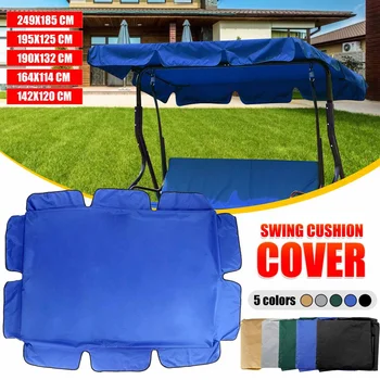 

6 Color 2/3 Seater Waterproof Patio Swing Canopy Cover Garden UV Protecet Sun Shade Case Outdoor Chairs Hammock Covers Bag