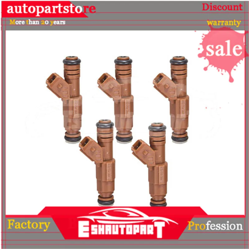 5 шт. 0280155831 9186340 ремонт Топливная форсунка для VOLVO S80 1999~ 2005 2.9L L6 с турбонаддувом