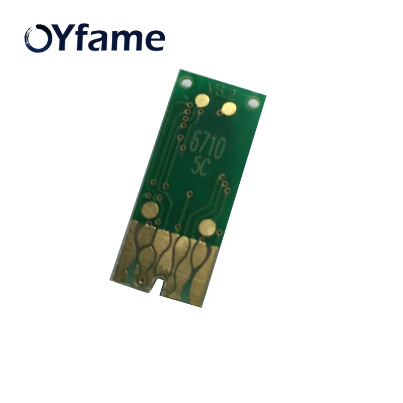 

OYfame Новый T6711 резервуары для технического обслуживания чип T6711 Одноразовый чип для Epson WF-3520/WF-3620D WF-7110 7110DTW 7610 принтер