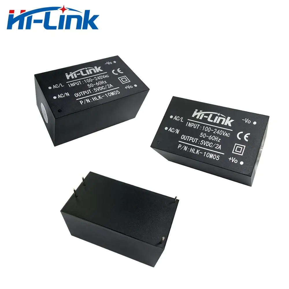 Бесплатная доставка 10 шт. * HLK 10M05 5V 2A выход AC DC преобразователя постоянного тока для портативного источника