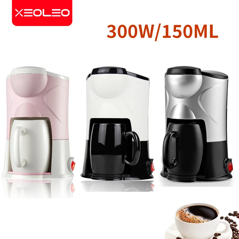 400W Portable Coffee Maker Semi-automatic Multifunctional Household Mini  Drip Coffee Machine Tea Maker