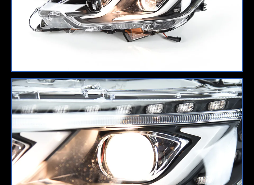 Фары для автомобиля Toyota Camry- DRL дневные ходовые огни головная лампа светодиодный Биксеноновая лампа Противотуманные фары, аксессуары для автомобиля