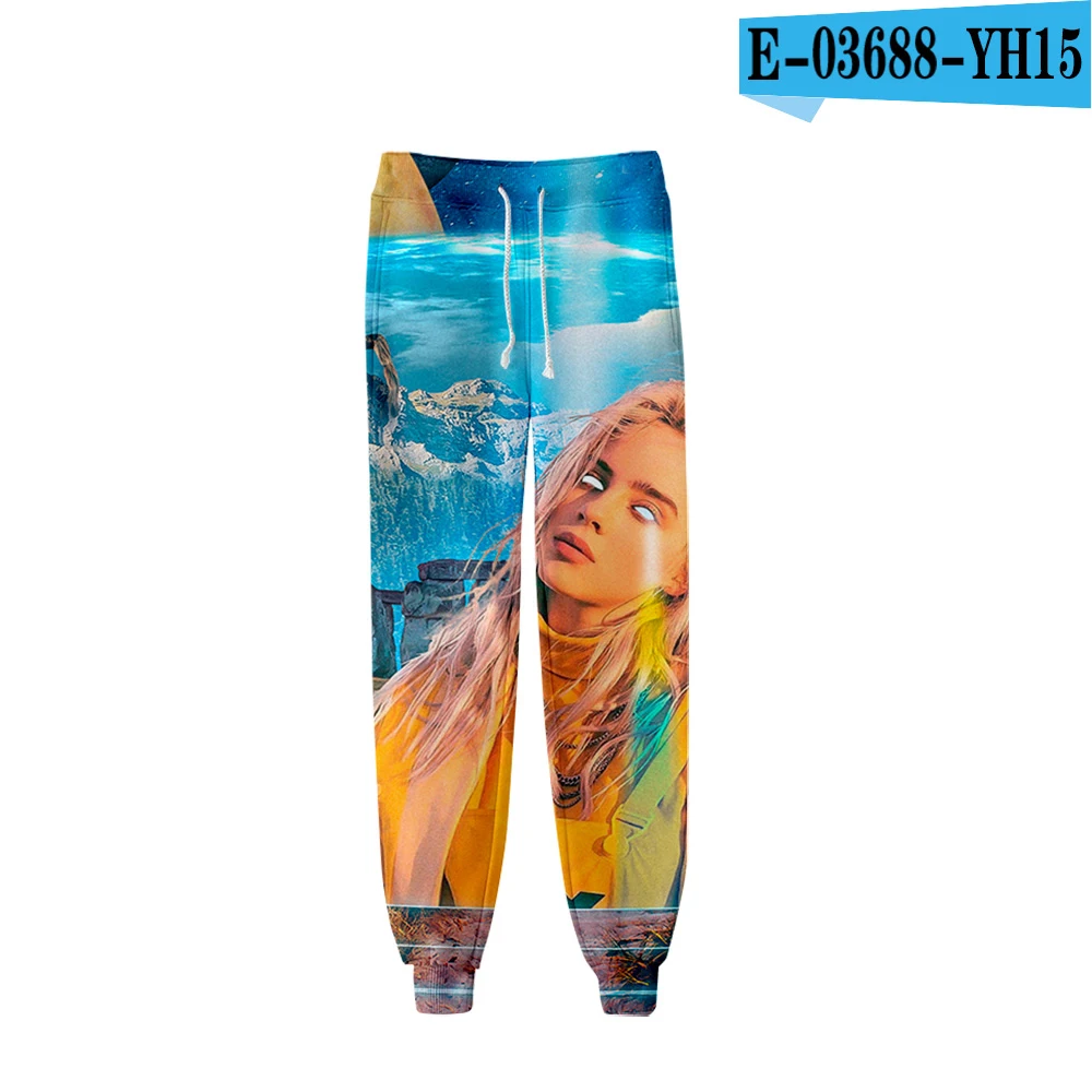 3D pants Повседневные брюки Billie Eilish3D, популярные брюки для мужчин и женщин, модные новые осенне-зимние удобные спортивные штаны с 3D принтом для мальчиков и девочек - Цвет: 3D pants