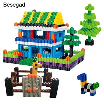 

500pcs 24-Color Plastic Building Block Bricks Bulk Set for Kids Early Learning Educational Development Toys Plastic Block Bricks