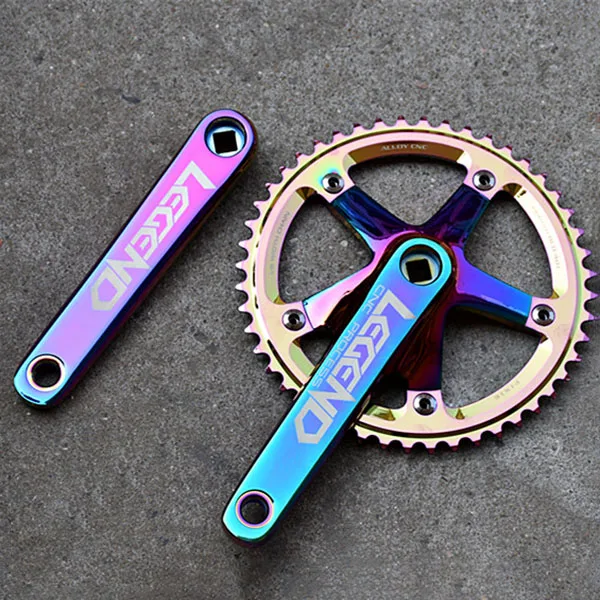 Legend track Bike Crankset 48T 144BCD бензопилы для велосипеда Cranks с одной скоростью fixie bike Crank