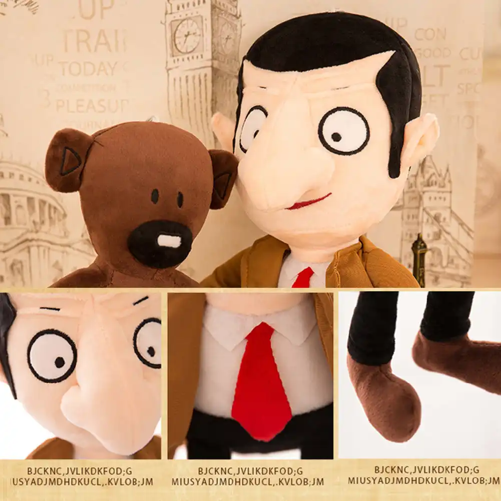 Jouets En Peluche Mr Bean Et Teddy Mignon Dessin Anime Figure Beanie Jouet Cadeaux D Anniversaire Enfants Cadeau Mini Jouets Aliexpress