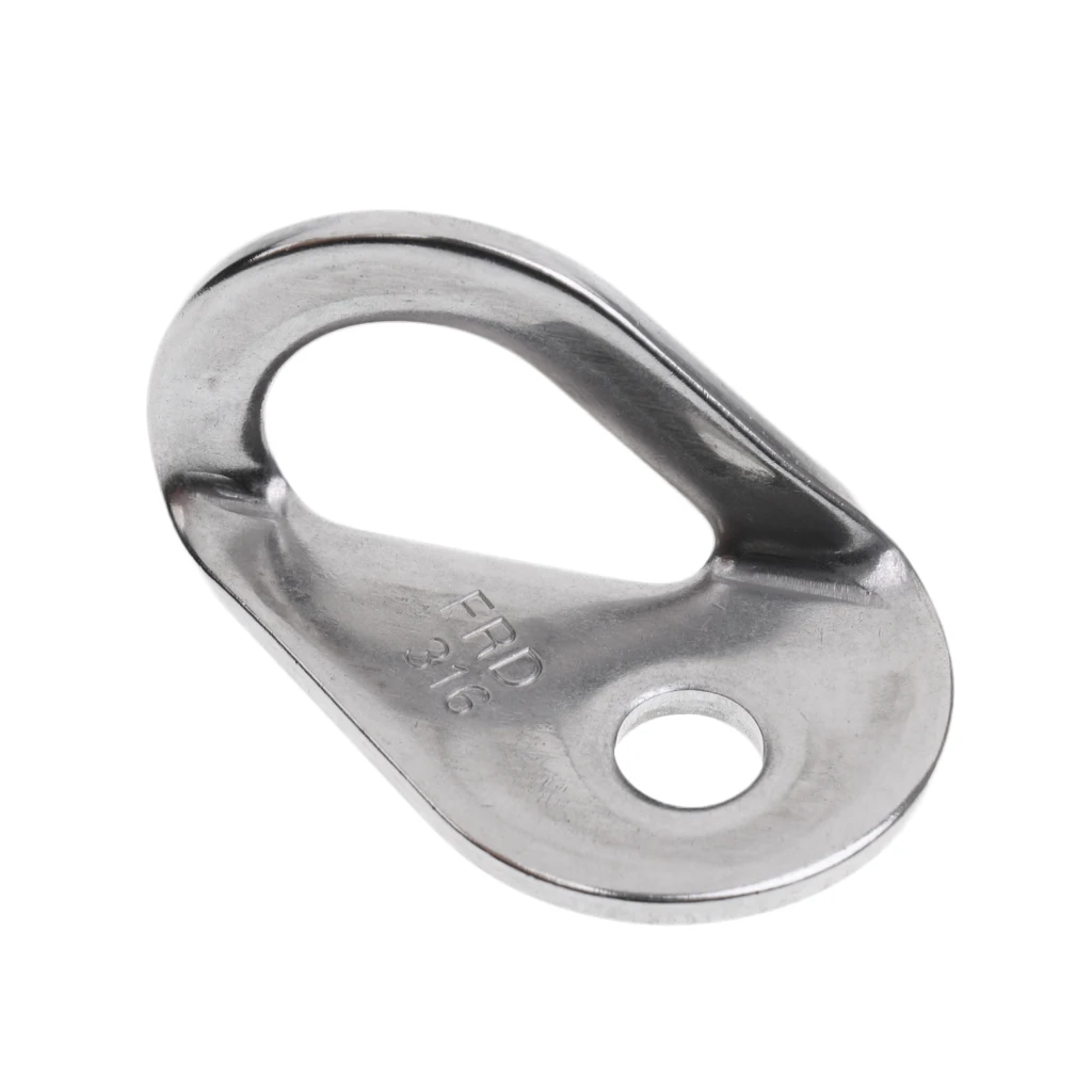 Rock Climbing Bolt Hanger Plate Stainless Steel Wall Climbing Anchor Hanger Hardware Gear Camping Hiking Accessories