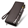 Genuine Leather Clutch Bag Wallet Long Men Phone Purse Business Card Holder Zipper&Hasp High Quality Brand Large capacity 2020 1