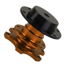 Золотой Quick Release концентратор адаптер выхватить Босс Комплект для 6 отверстий рулевого колеса