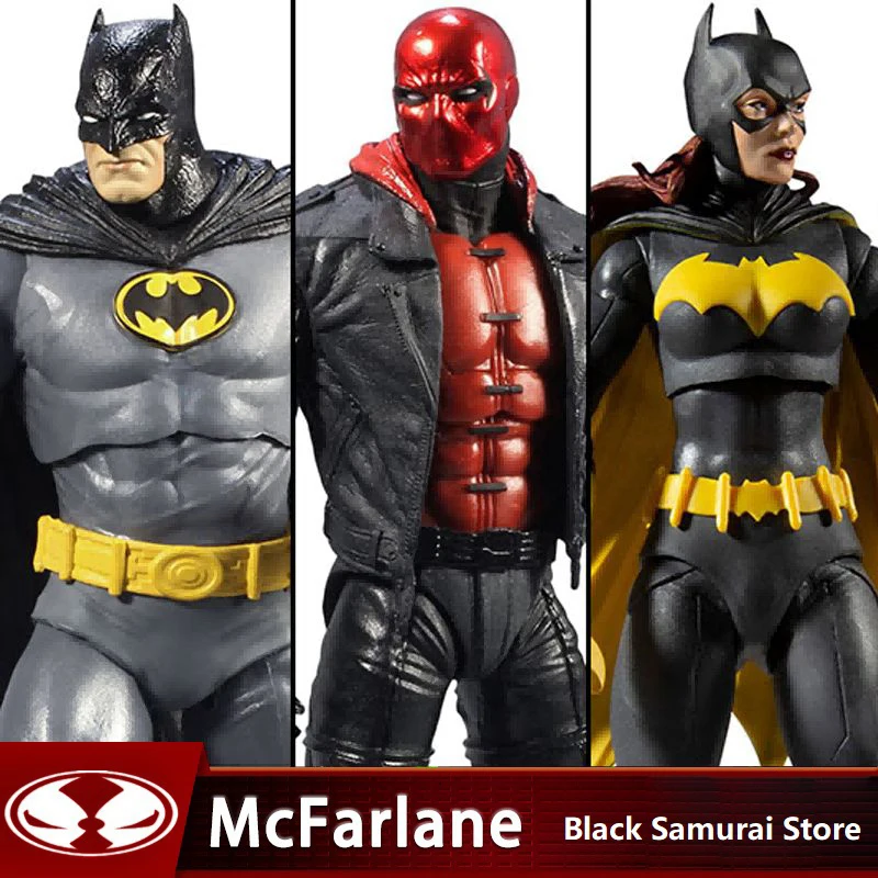 McFarlane DC comics Batman:Three Jokers Batgirl Red Hood novelties 7inch Collectible Figurines Model Anime Action Figure Toys | Игрушки и