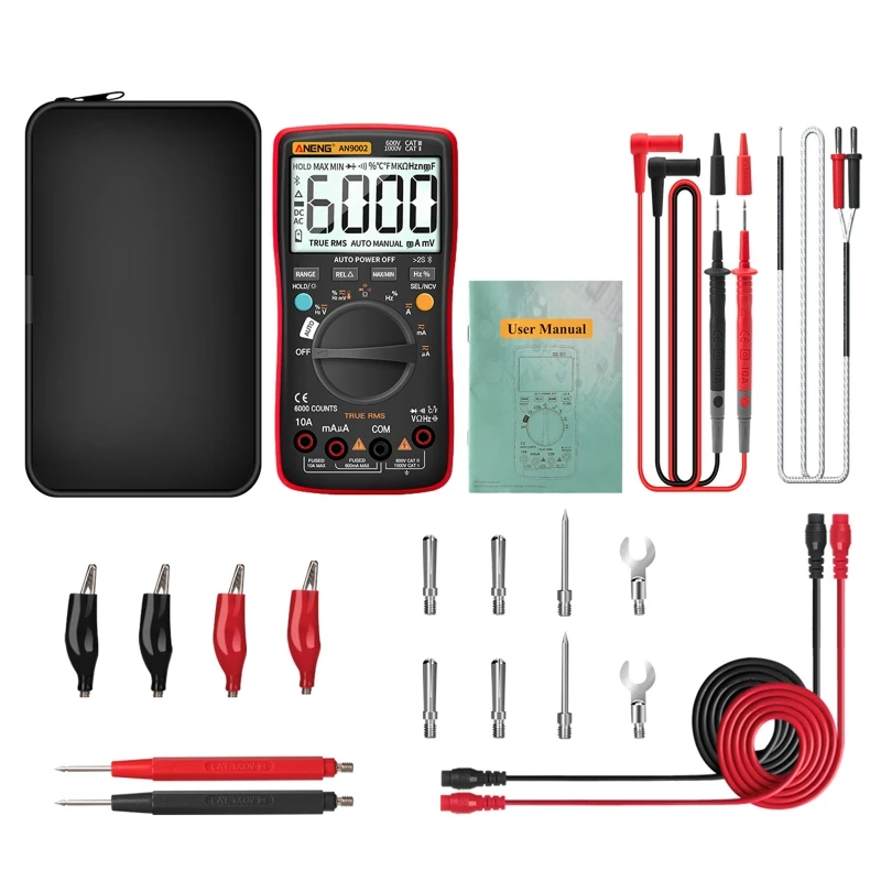 

AN9002 Bluetooth Digital Multimeter 6000 Counts True RMS Auto-Range AC/DC Volt