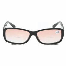 Классические очки для чтения с двойным светом, полностью оправа, ультралегкие пресбиопические очки, Анти-усталость, очки для чтения для мужчин и женщин