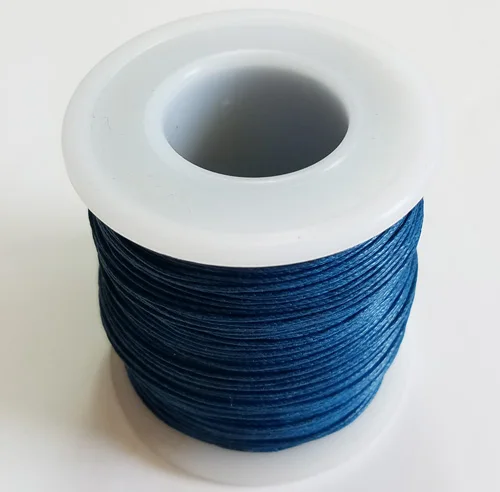 dark blue Высокое качество Водонепроницаемый белье вощеная нить 150 м/рулон шпагат шнуры веревка макраме для своими руками шитьё вручную аксессуар "сделай сам" - Цвет: dark blue