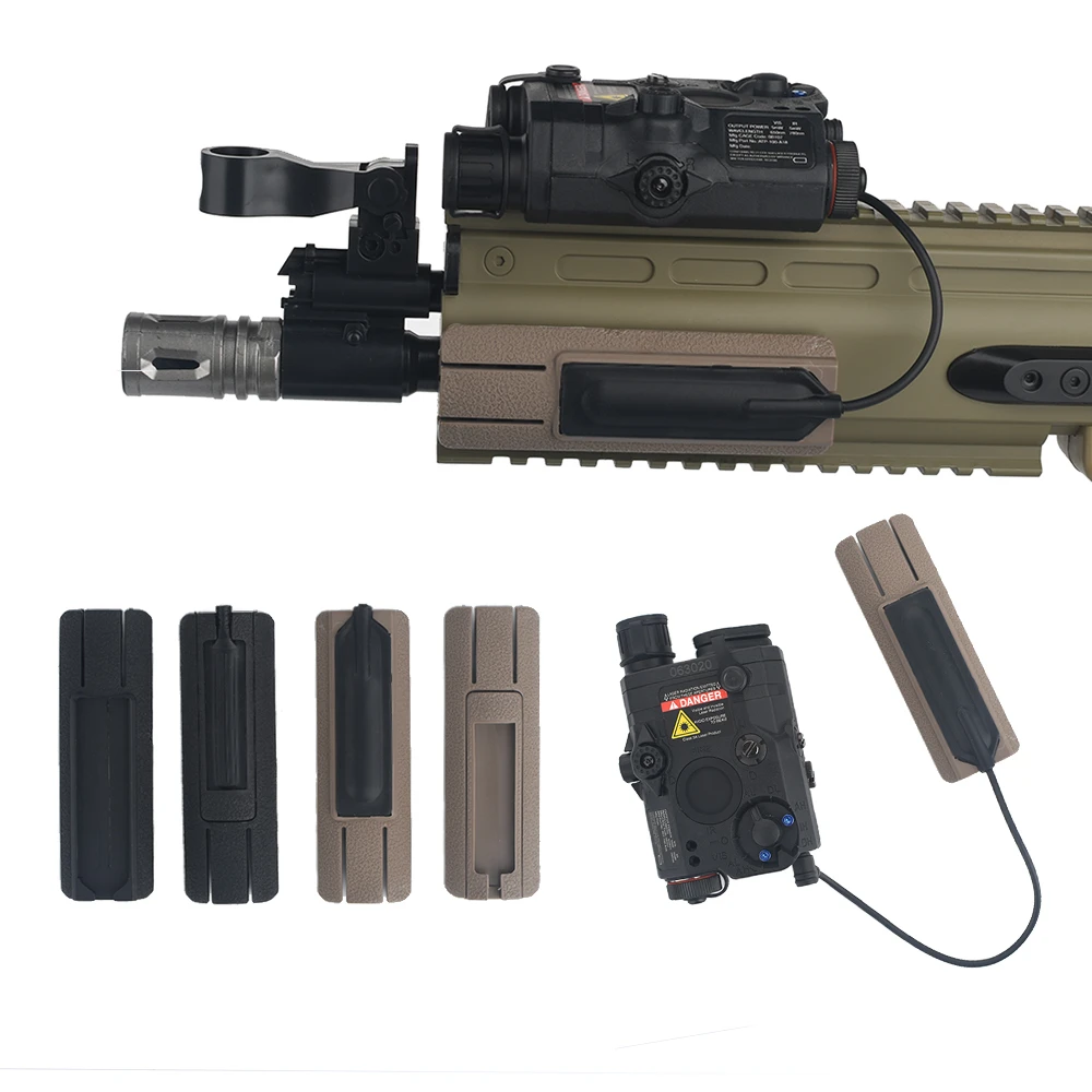 Wadsn Tactical Airsoft 4 125 Iti Td Scar Pocket Panel Flashlight Peq15 Dbal Remote Switch Quick Mount Fit Picatnny Rail Scope Mounts Accessories Aliexpress